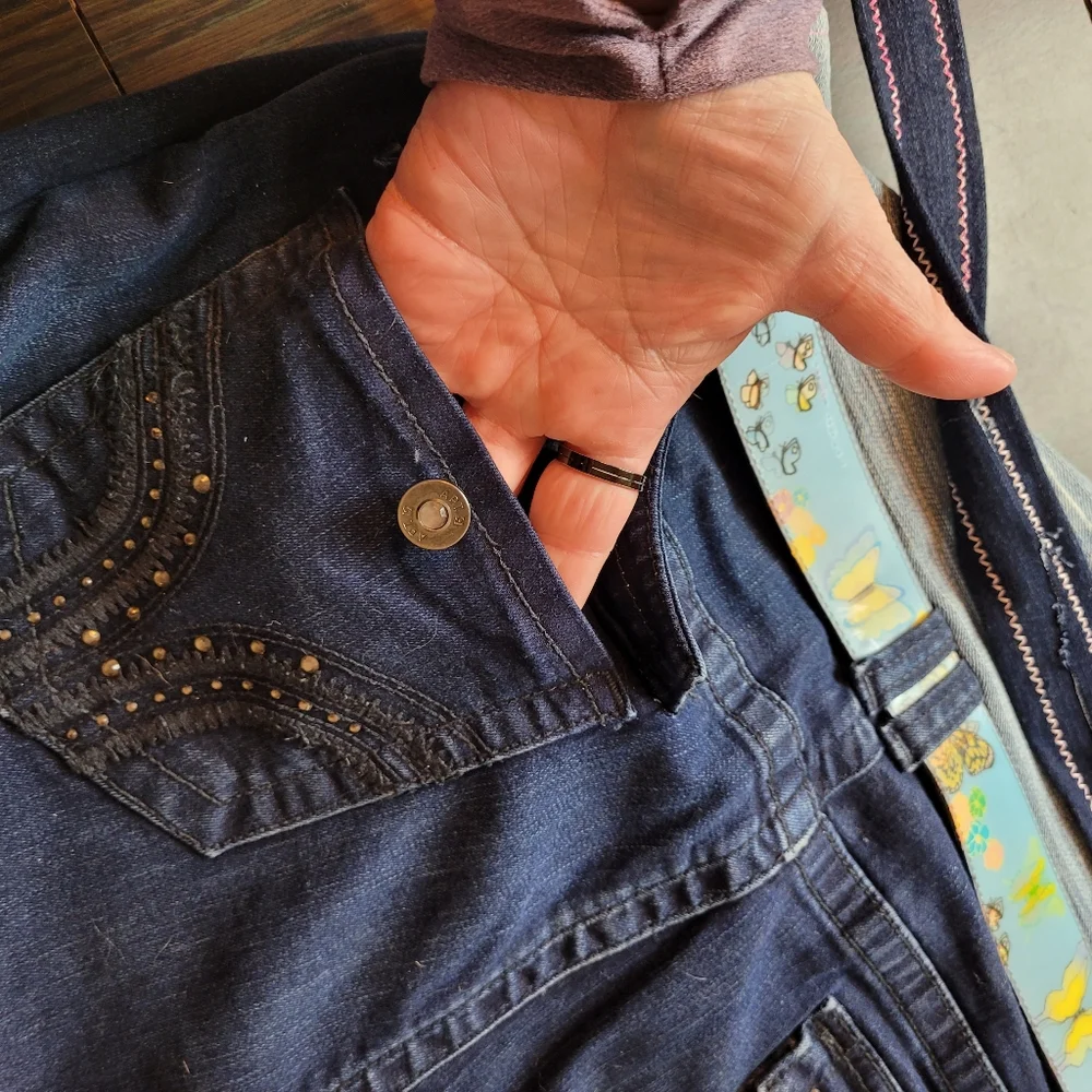 Upcycled laptop/book bag